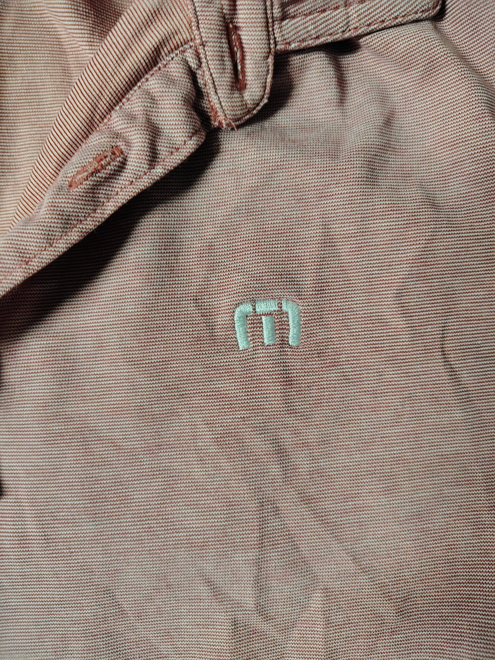 Travis Mathew Rose Pink Polo with Graphic Tee - Picture 6 of 8